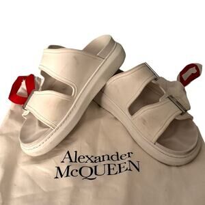 Alexander McQueen Hybrid Slide Sandals White Size 39.5 (US 9.5)